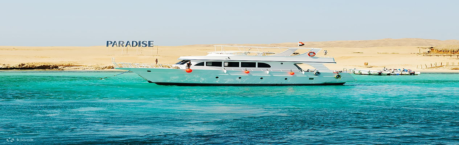 Paradies insel Hurghada mit dem Boot