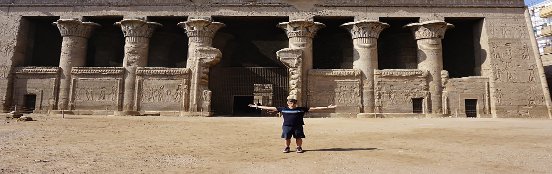 Edfu tempel und Esna Tempel